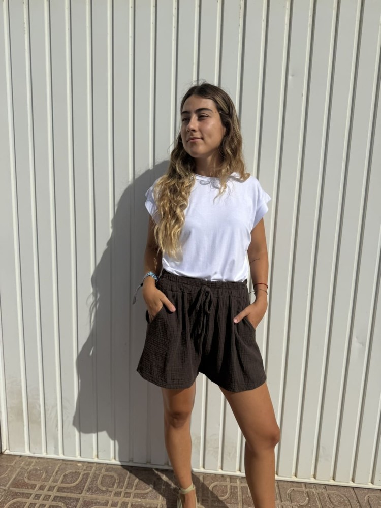 Short Bambula Marrón