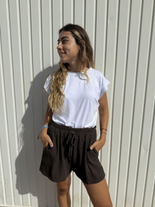 Short Bambula Marrón 2