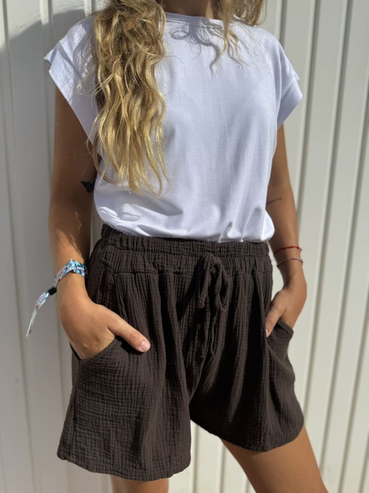 Short Bambula Marrón