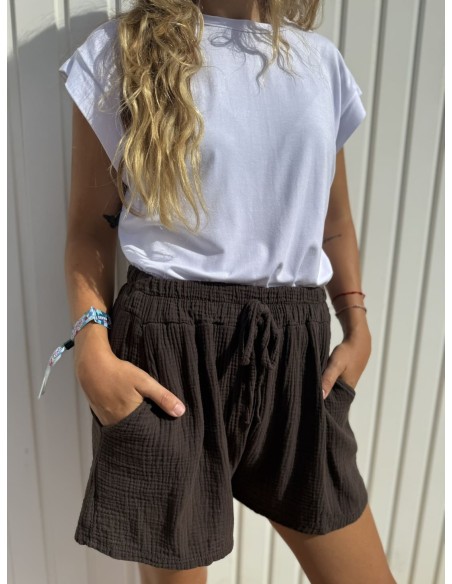 Short Bambula Marrón