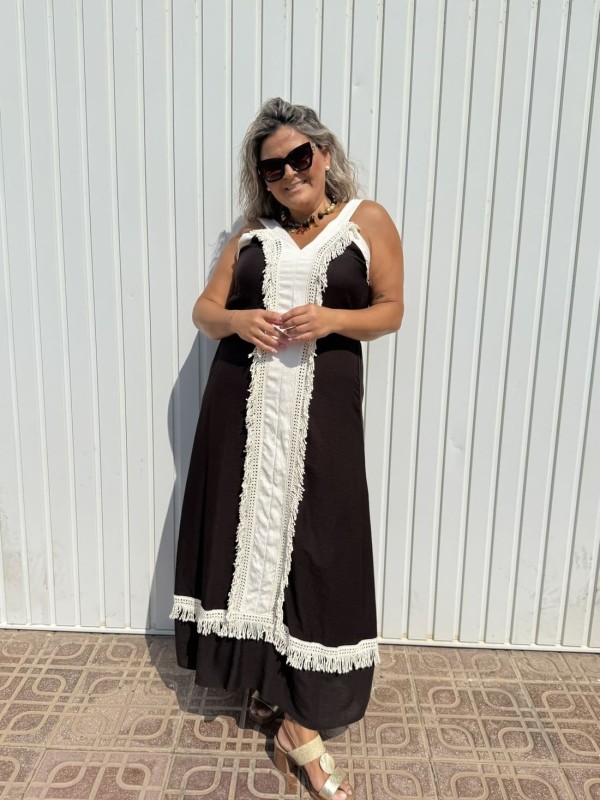 Vestido Melisa Chocolate 2