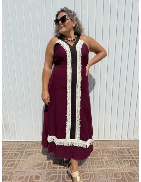 Vestido Melisa Granate