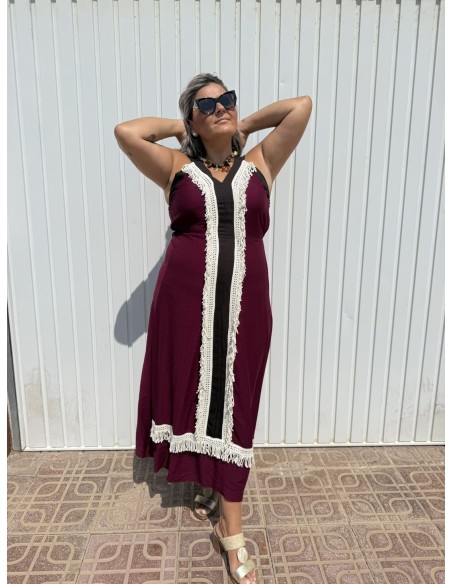 Vestido Melisa Granate