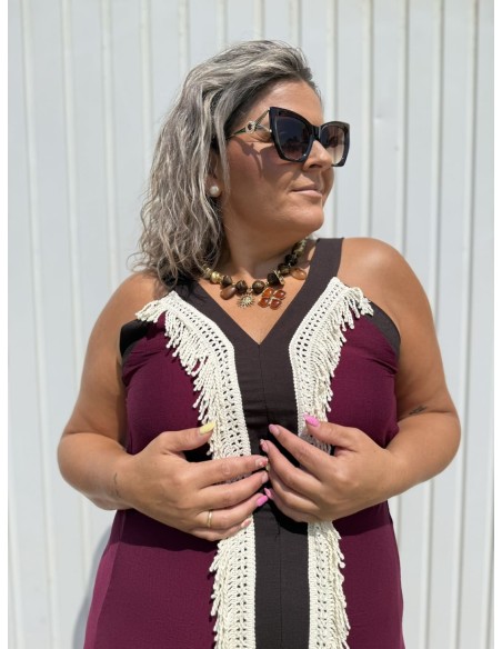 Vestido Melisa Granate