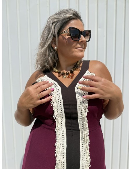 Vestido Melisa Granate