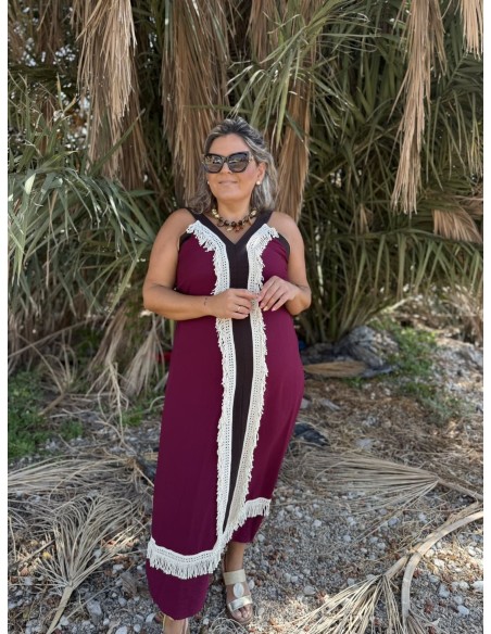 Vestido Melisa Granate