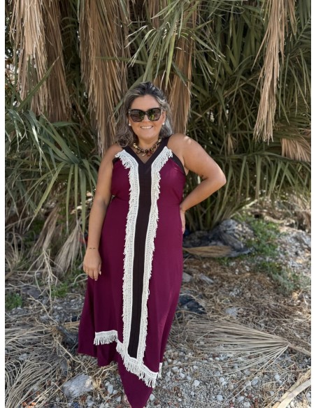 Vestido Melisa Granate