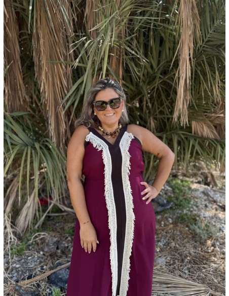 Vestido Melisa Granate