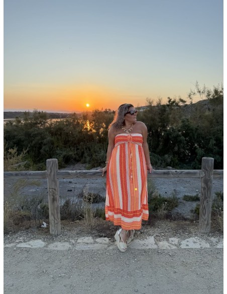 Vestido Luya Naranja