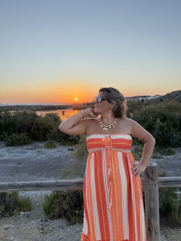 Vestido Luya Naranja 2