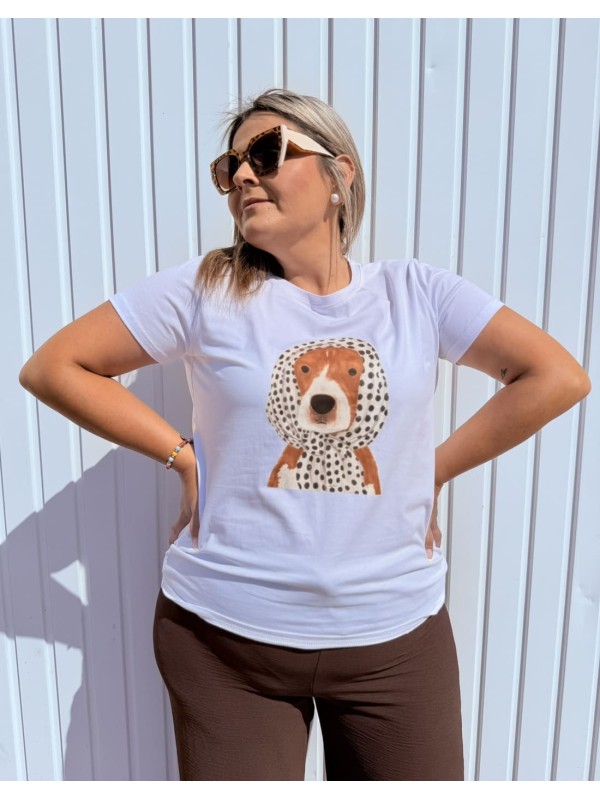Camiseta Perro Pañuelo