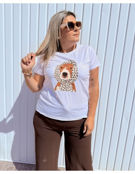 Camiseta Perro Pañuelo