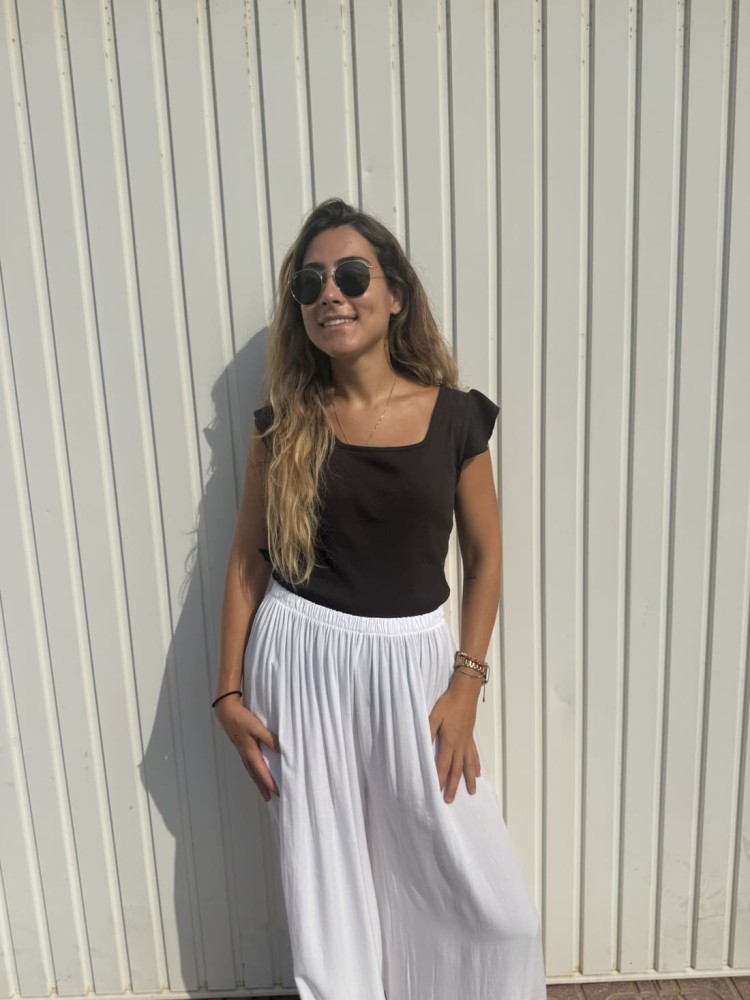 Pantalón Palazzo Nuevo Blanco