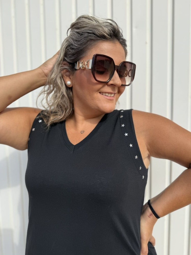 Vestido Estrella Negro