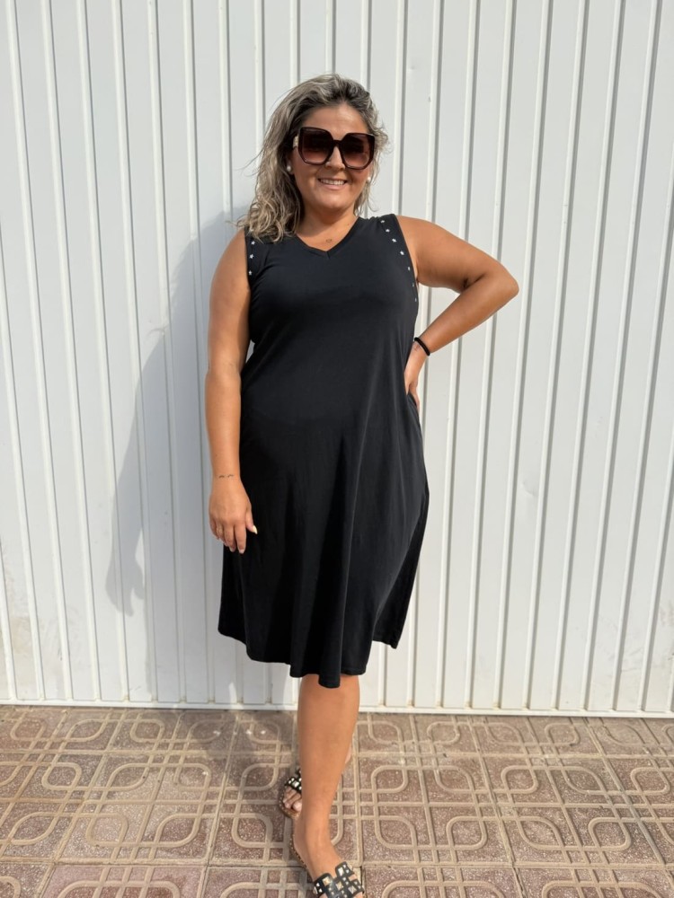 Vestido Estrella Negro