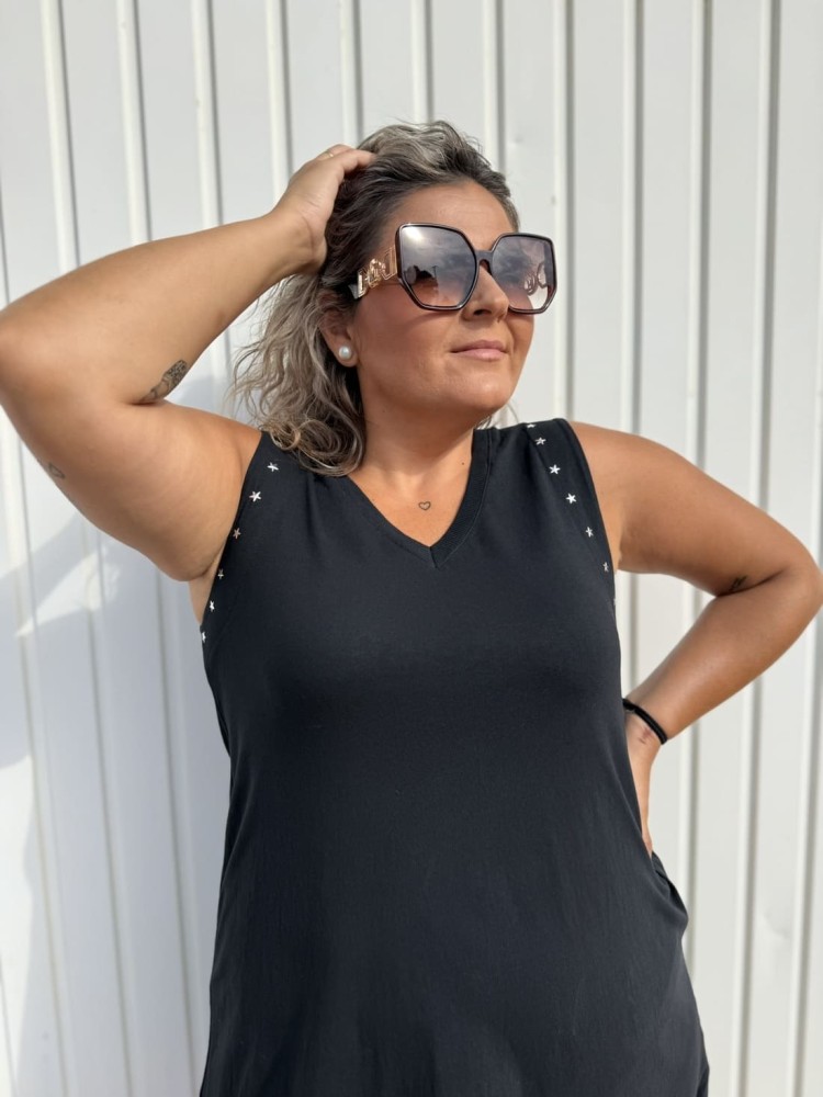 Vestido Estrella Negro