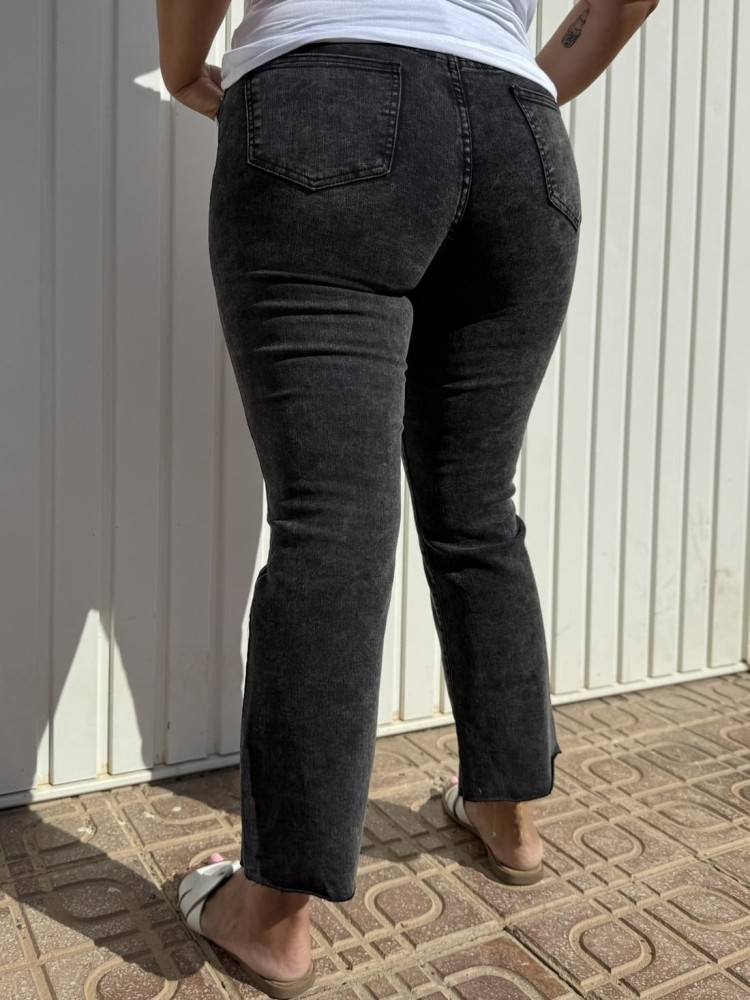 Pantalón Flared Desgastado