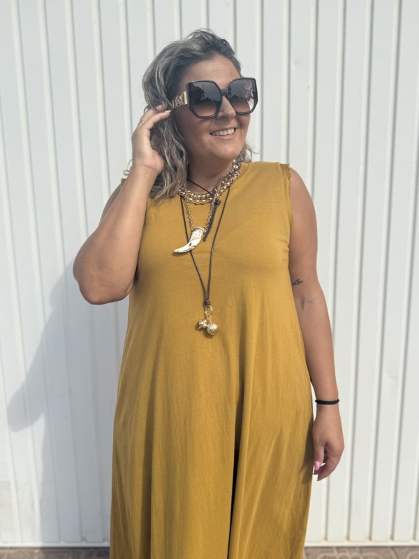 Vestido Ciko Mostaza