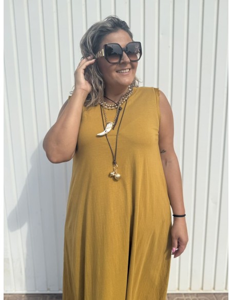 Vestido Ciko Mostaza