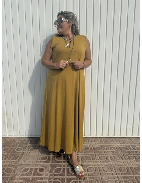 Vestido Ciko Mostaza