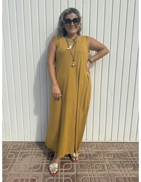 Vestido Ciko Mostaza