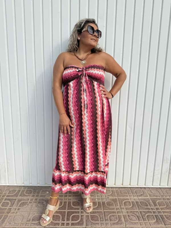 Vestido Luya Fucsia 2