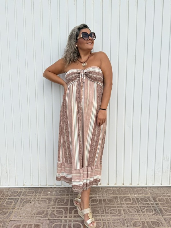 Vestido Luya Camel