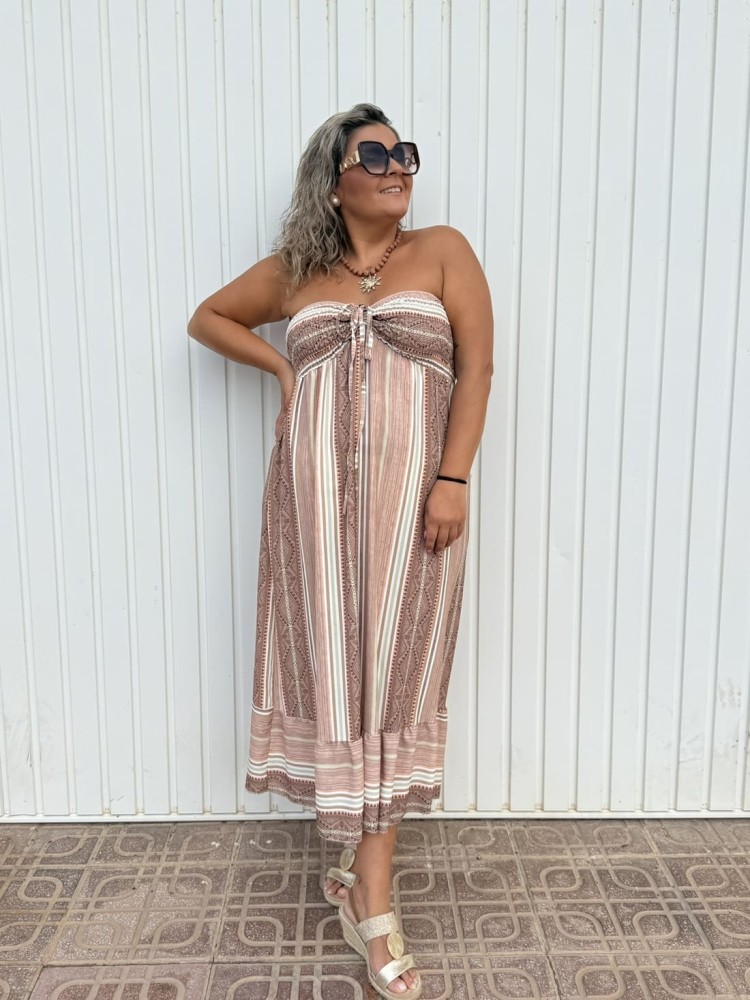 Vestido Luya Camel