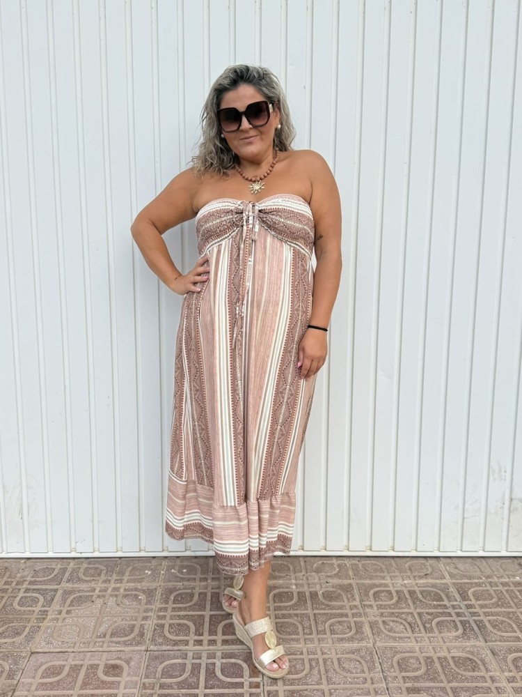 Vestido Luya Camel
