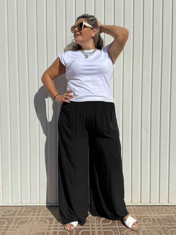 Pantalón Palazzo Nuevo Negro