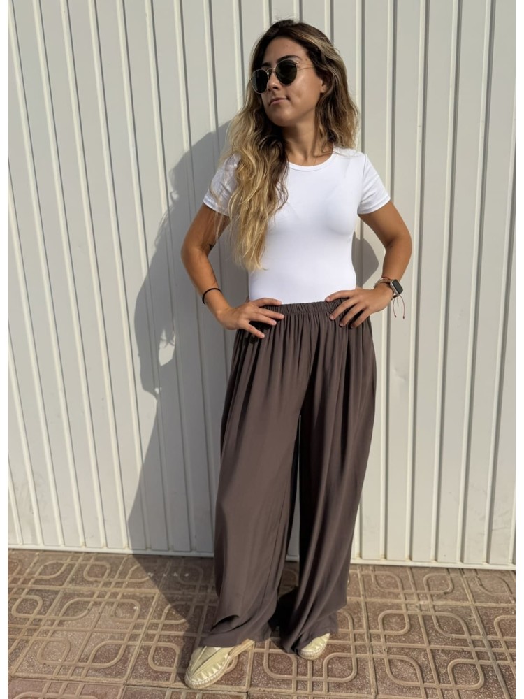 Pantalón Palazzo Nuevo Choco