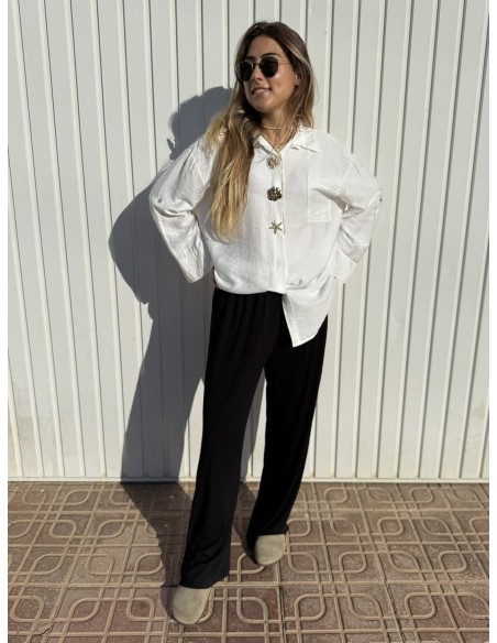 Camisa Broches Blanco