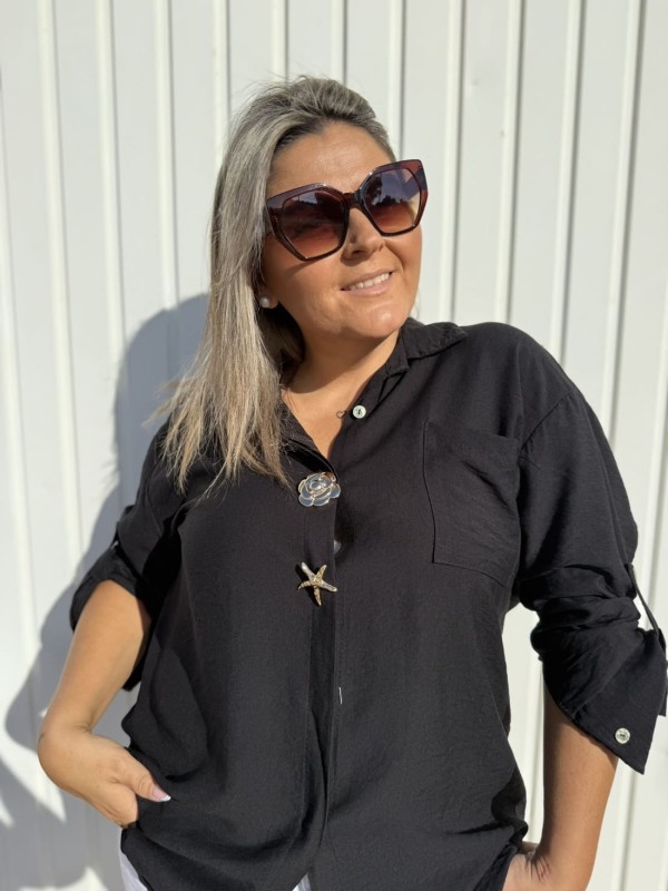 Camisa Broches Negra 2