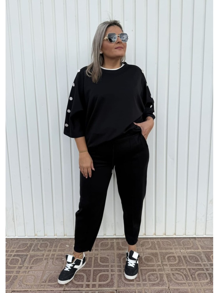 Conjunto Botones Negro