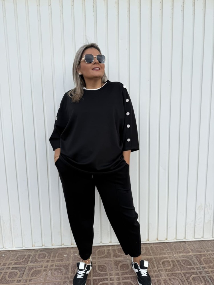 Conjunto Botones Negro