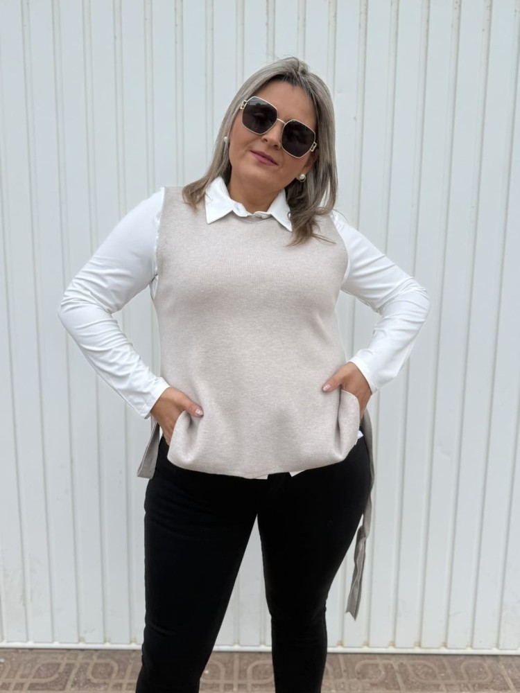 Camisa Boteli Elástica