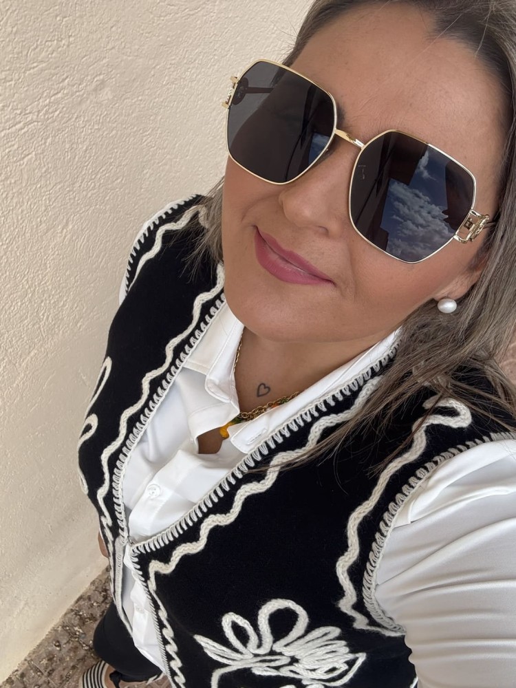 Chaleco Punto Bordado