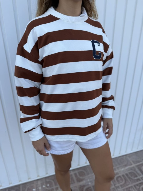 Sudadera Rayas C