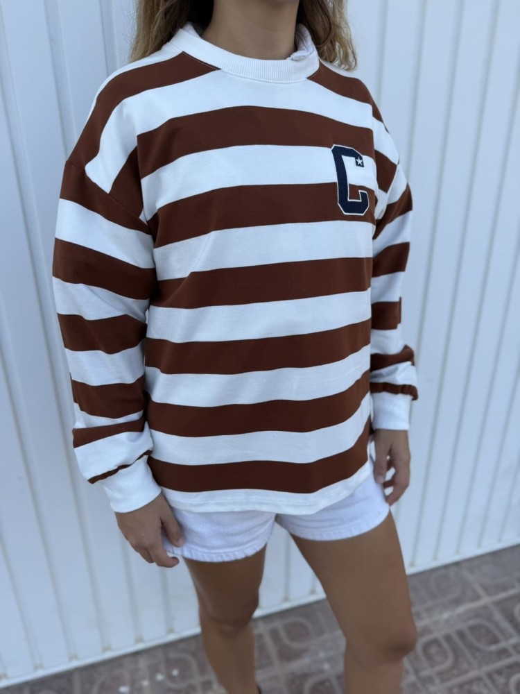 Sudadera Rayas C