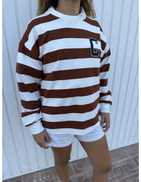 Sudadera Rayas C