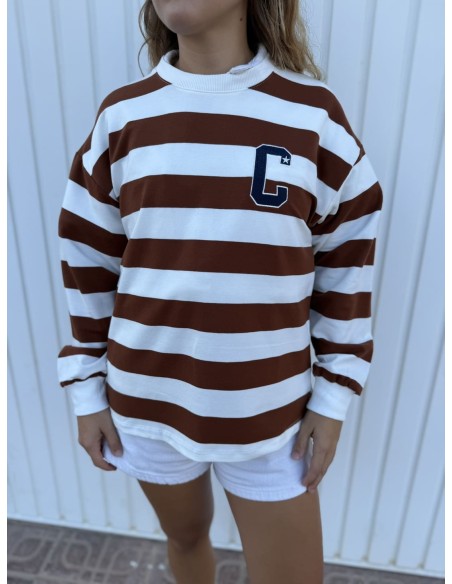Sudadera Rayas C