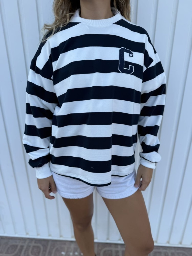 Sudadera Rayas C