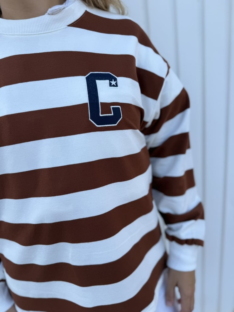 Sudadera Rayas C