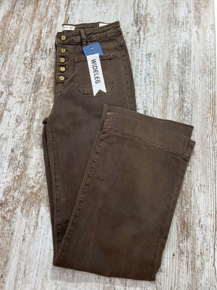 Pantalón Choco Wideleg