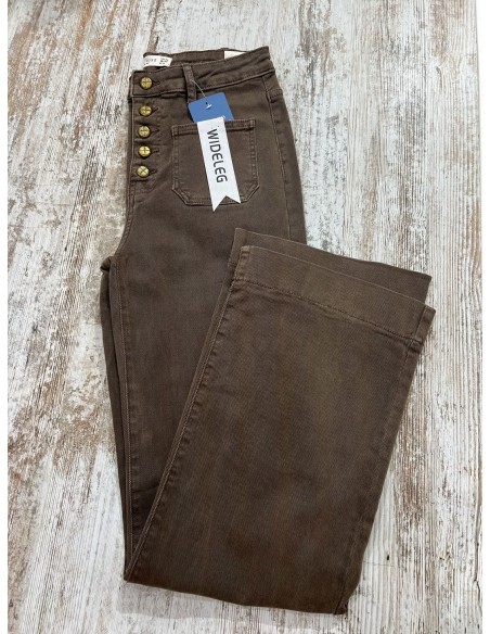 Pantalón Choco Wideleg