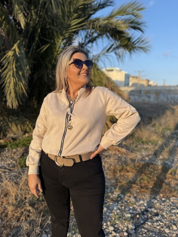 Bomber Antelina Beige 2