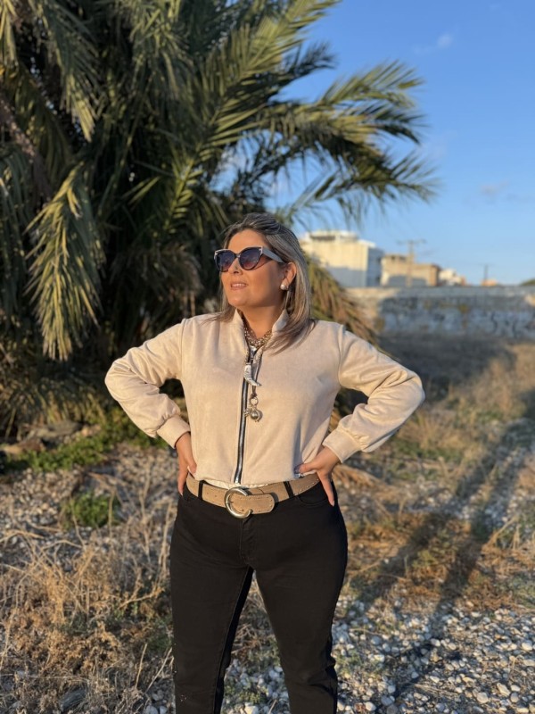 Bomber Antelina Beige