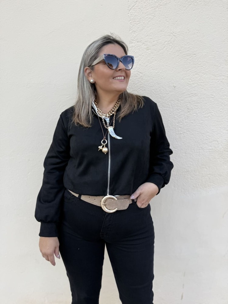 Bomber Antelina Negro