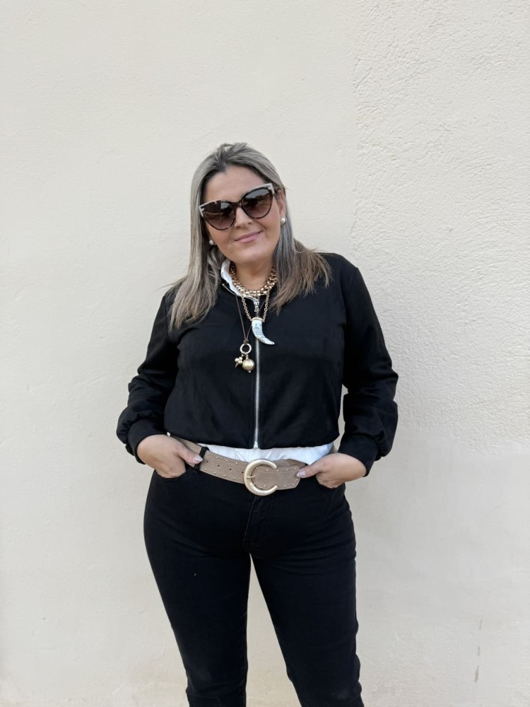 Bomber Antelina Negro