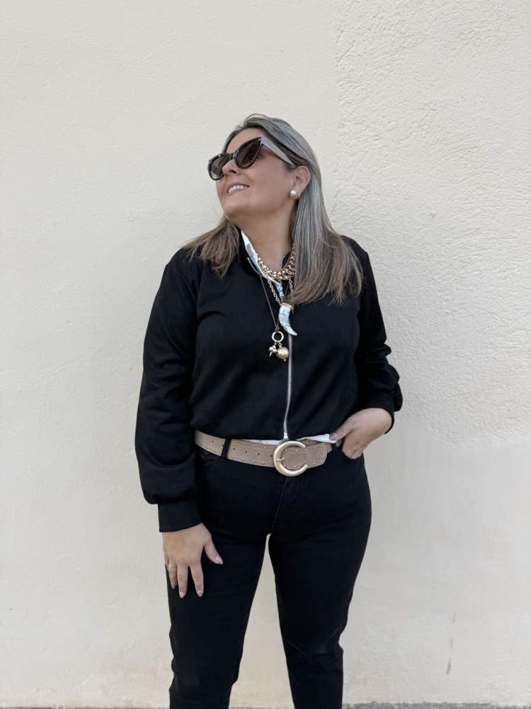 Bomber Antelina Negro